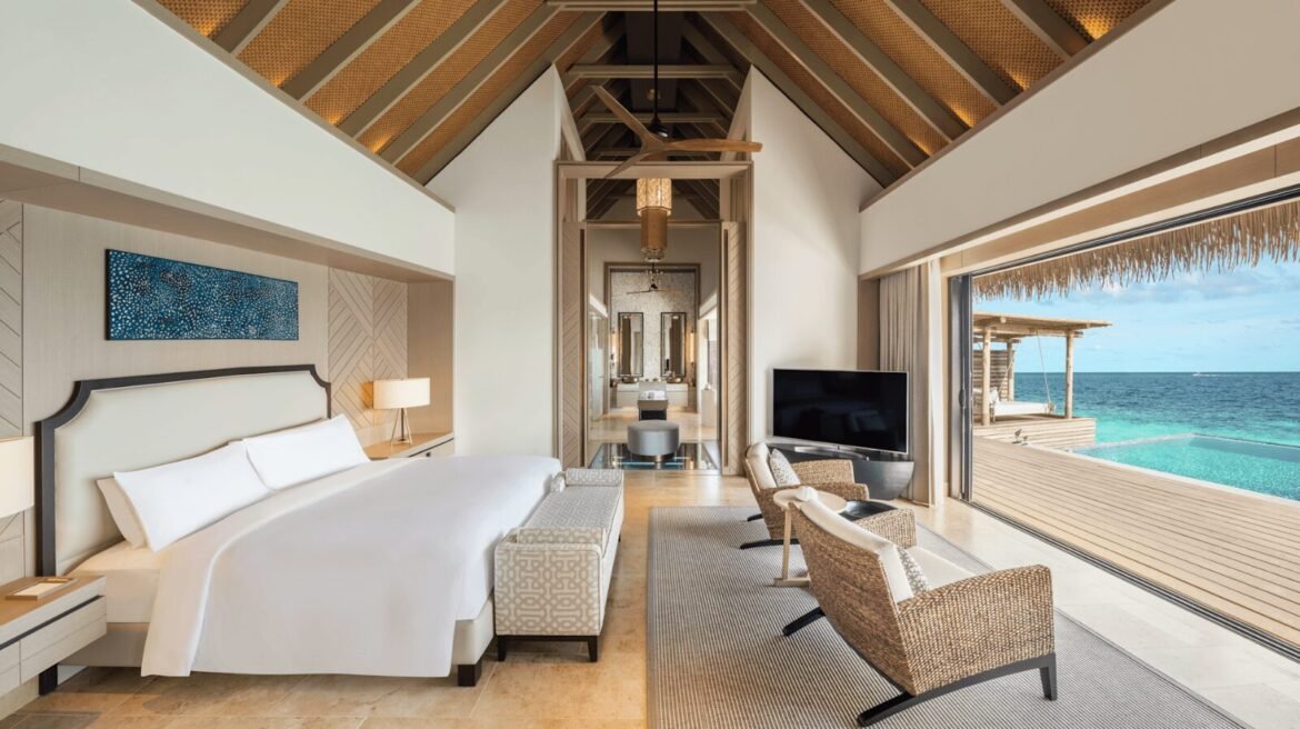 Luxury Overwater Villas Room Waldorf Astoria Maldives Ithaafushi For Your Honeymoon